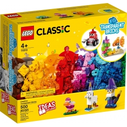 Klocki LEGO 11013 - Kreatywne przezroczyste klocki CLASSIC